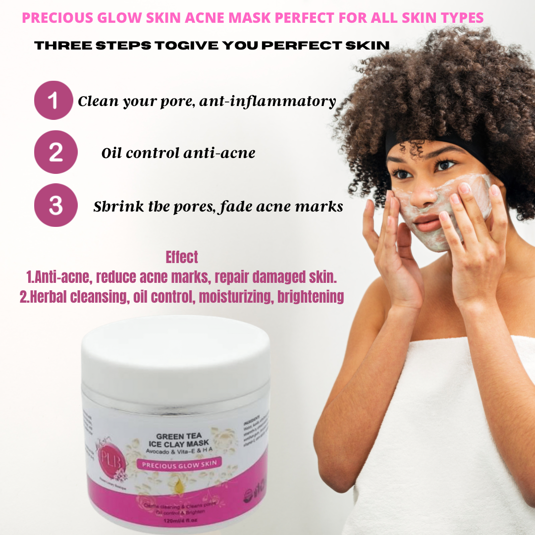 PRECIOUSGLOW SKIN  Best Tea Tree Anti Acne Treatmenty Moisturizing Whitening Facial mask for Face Skin