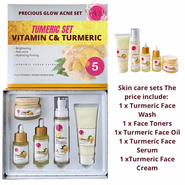 PRECIOUS GLOW ORGANIC ACNE SKINCARE SET